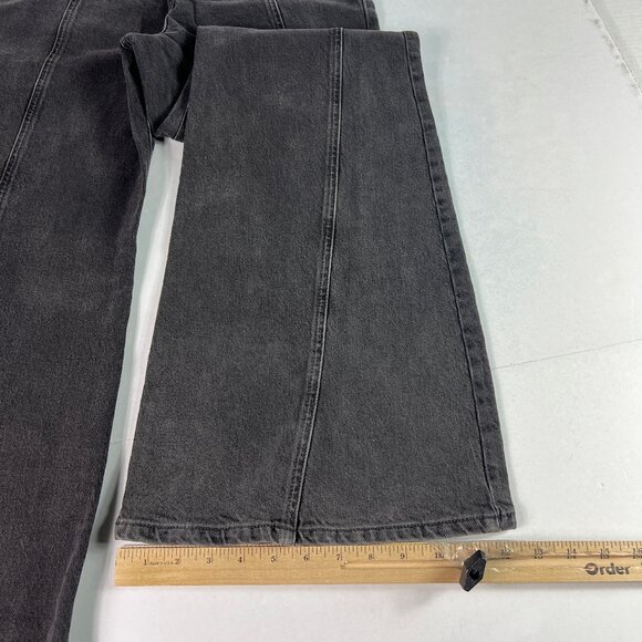 We The Free Jeans Women's 29x32* Florence High Rise Flare Black Denim Tag 30 - Picture 11 of 16